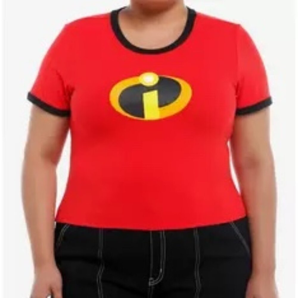 Disney Pixar The Incredibles Costume / Cosplay Ringer Baby T-Shirt Plus Size